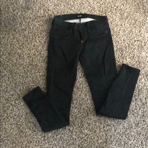 Hudson jeans. Black with gray accents! Size 24!